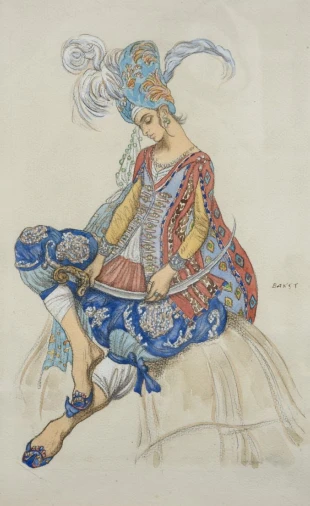 Эскиз Л. Бакста